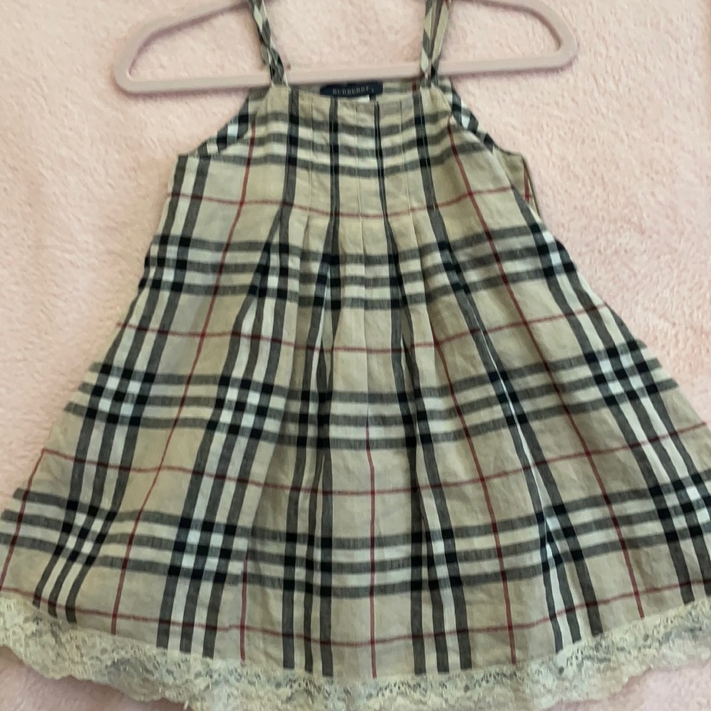Authentic linen Burberry dress